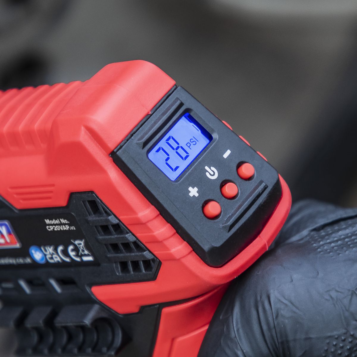 Sealey SV20 Series Cordless Tyre Inflator 20V - Body Only - Image 8
