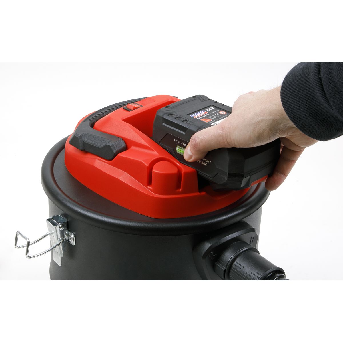 Sealey SV20 Series 15L Cordless Handheld Ash Vacuum Cleaner 20V - Body Only - Image 8