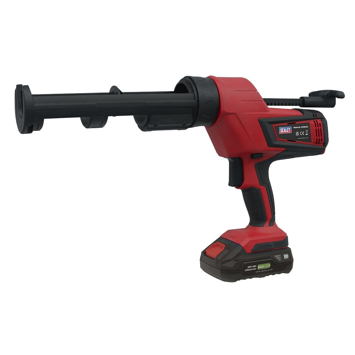 Sealey SV20 Series 310ml Cordless Caulking Gun 20V - Body Only - Image 5