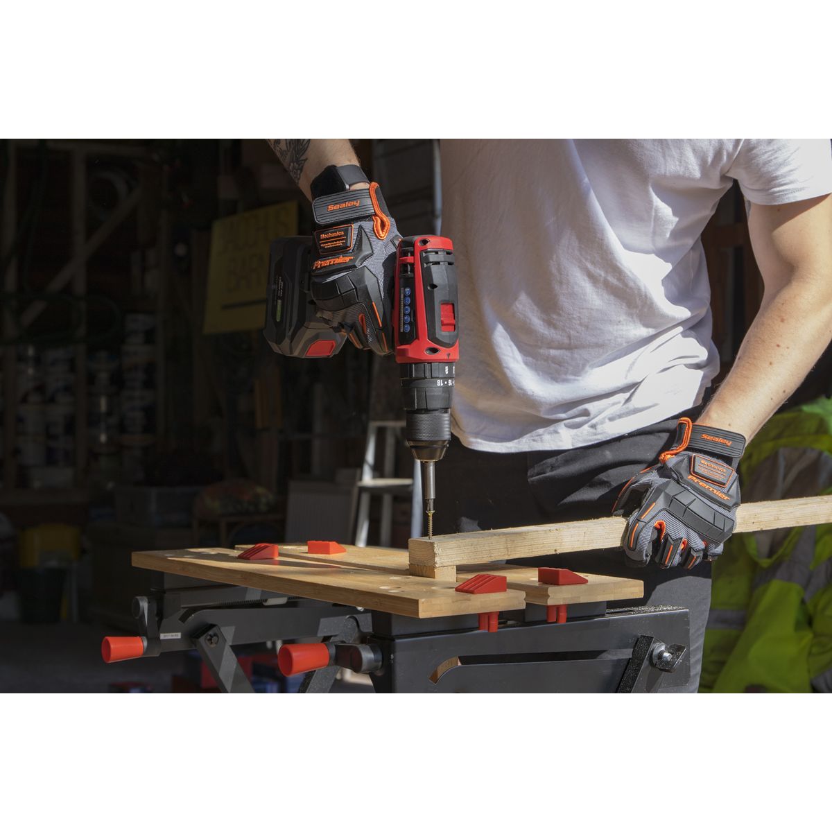 Sealey SV20 Series 13mm Cordless Combi Drill 20V - Body Only - Image 4