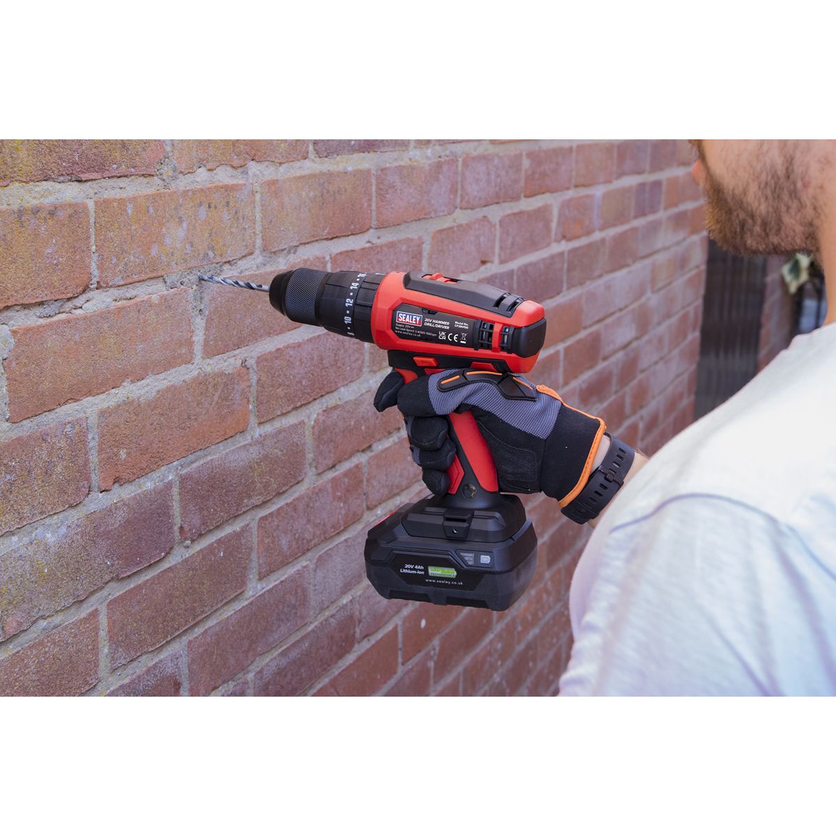 Sealey SV20 Series 13mm Cordless Combi Drill 20V - Body Only - Image 5