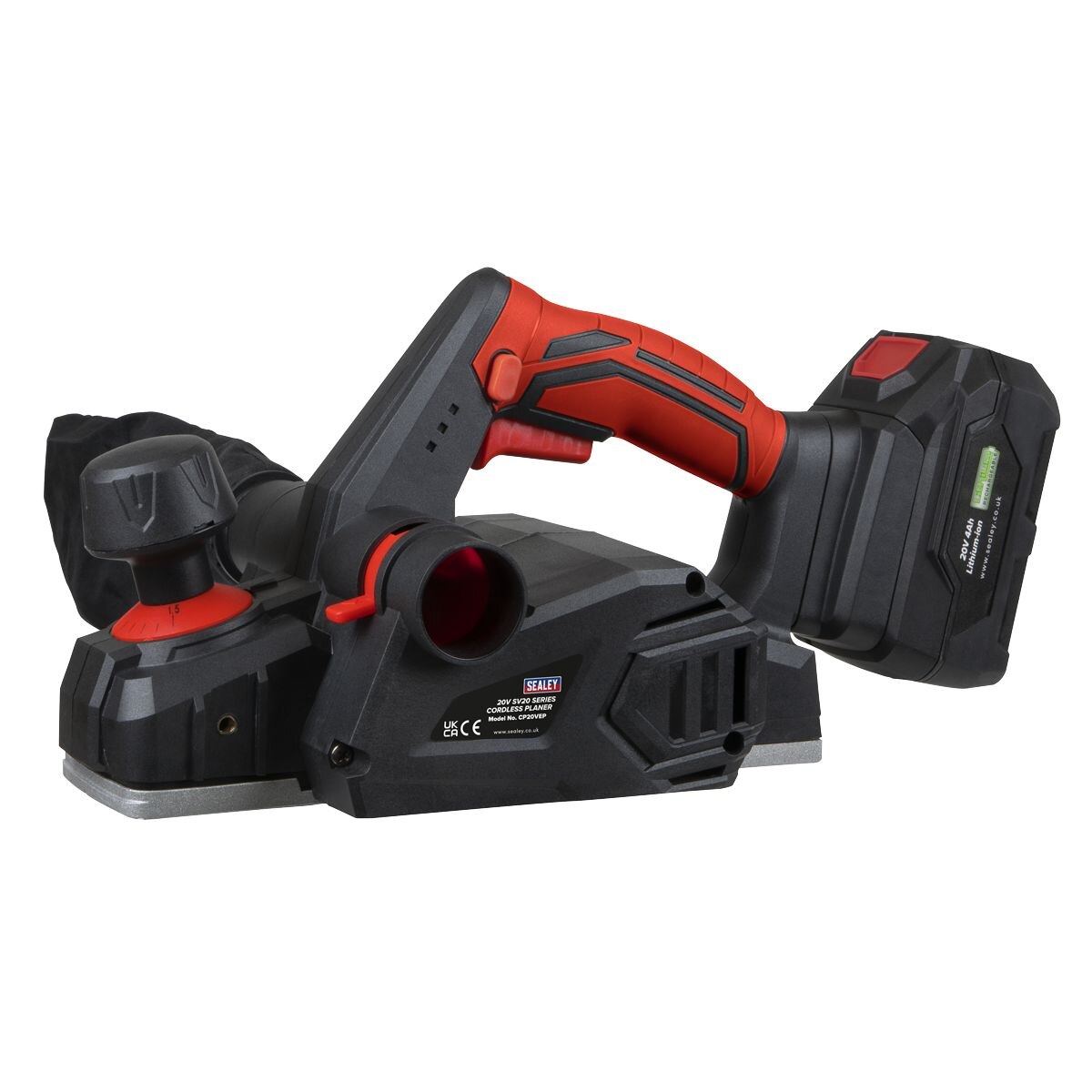 Sealey SV20 Series 82mm Cordless Planer 20V - Body Only - Image 6