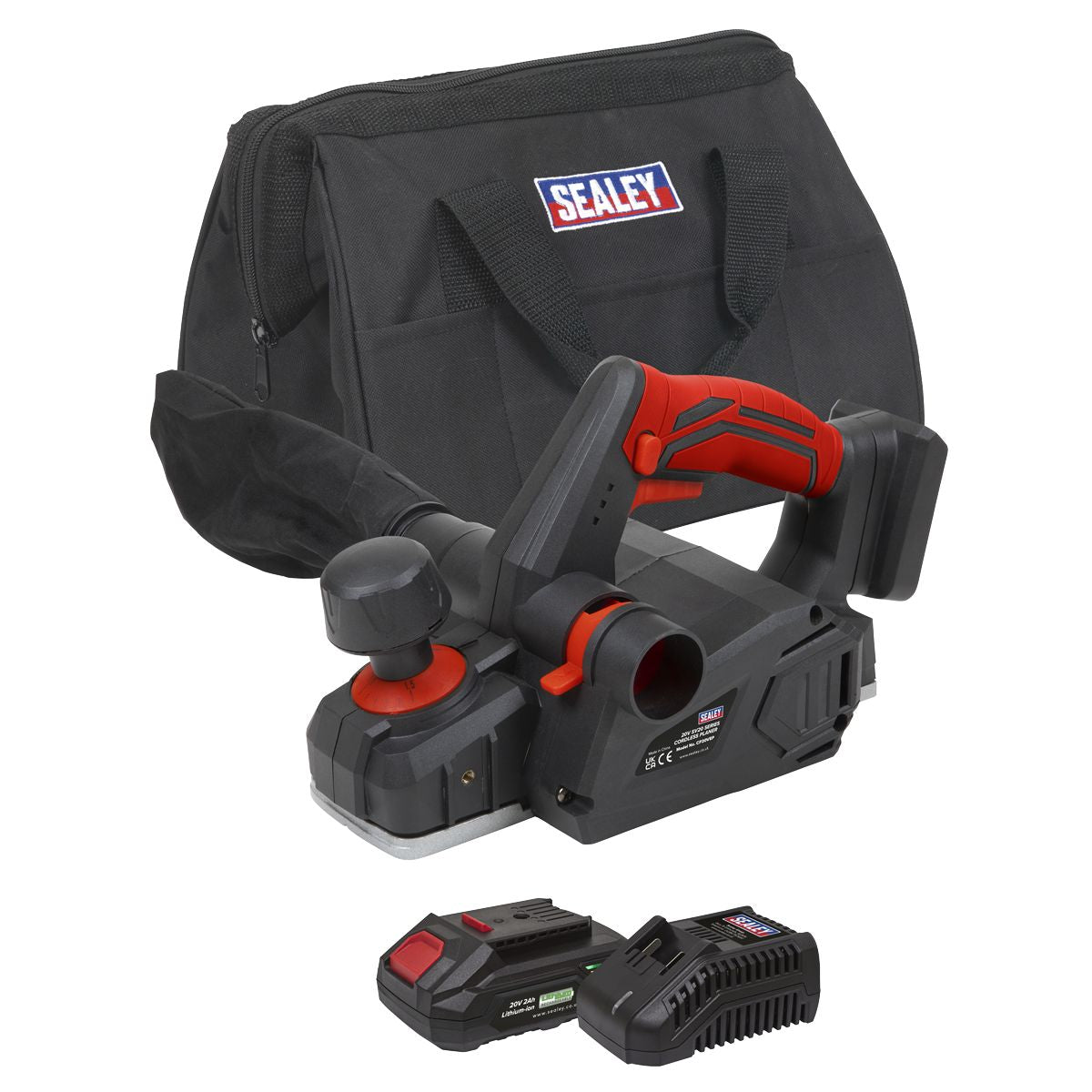 Sealey SV20 Series Cordless Planer Kit 20V 2Ah - Image 1