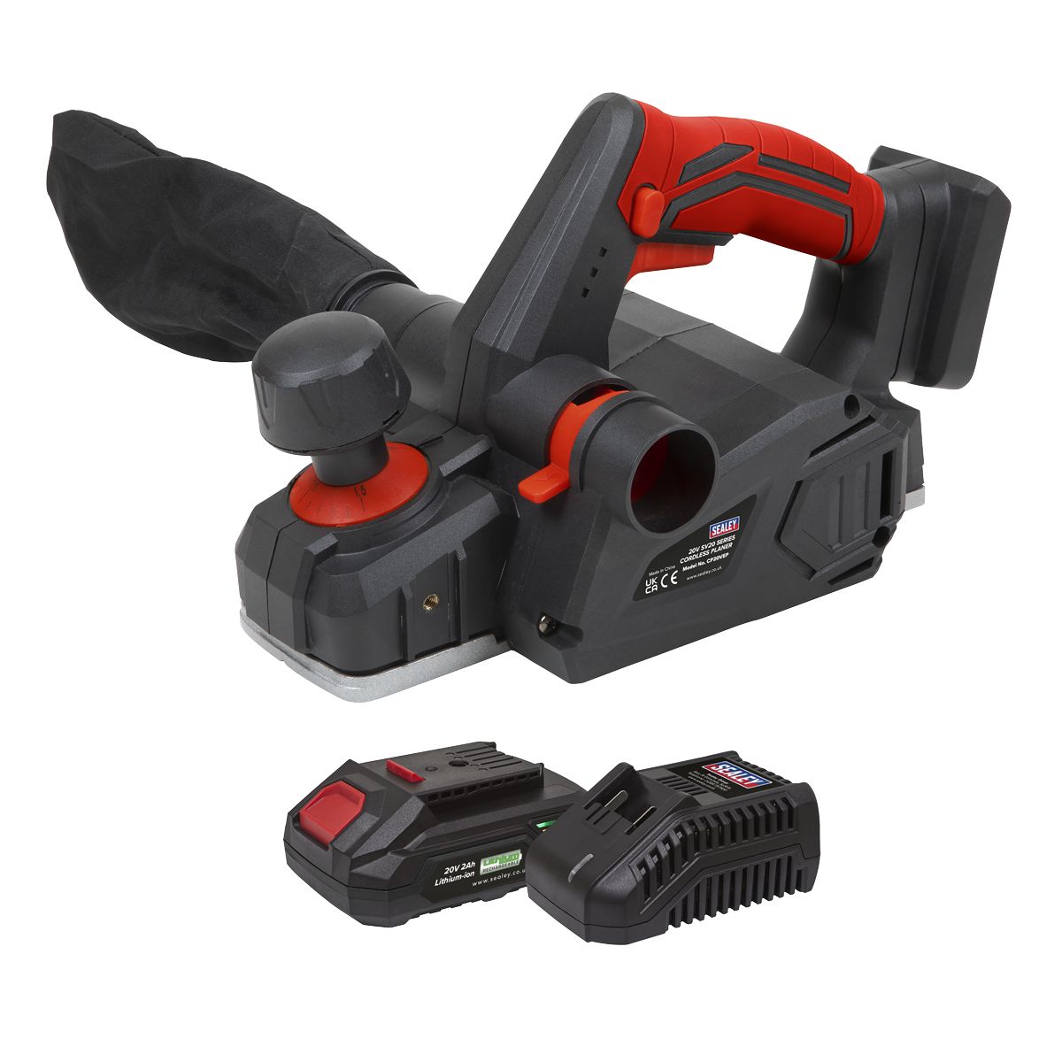 Sealey SV20 Series Cordless Planer Kit 20V 2Ah - Image 7