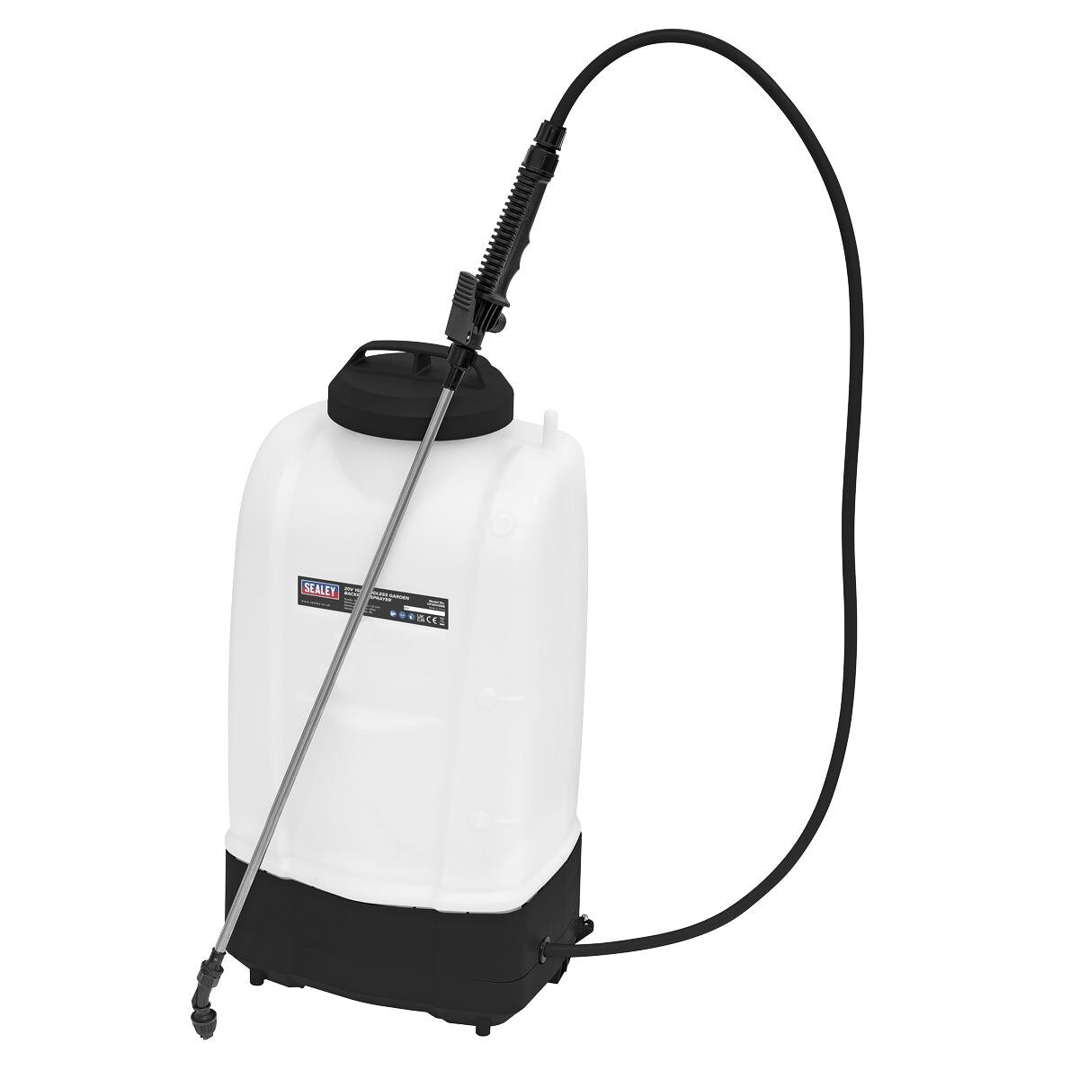 Sealey SV20 Series 15L Cordless Garden Backpack Sprayer 20V - Body Only - Image 3