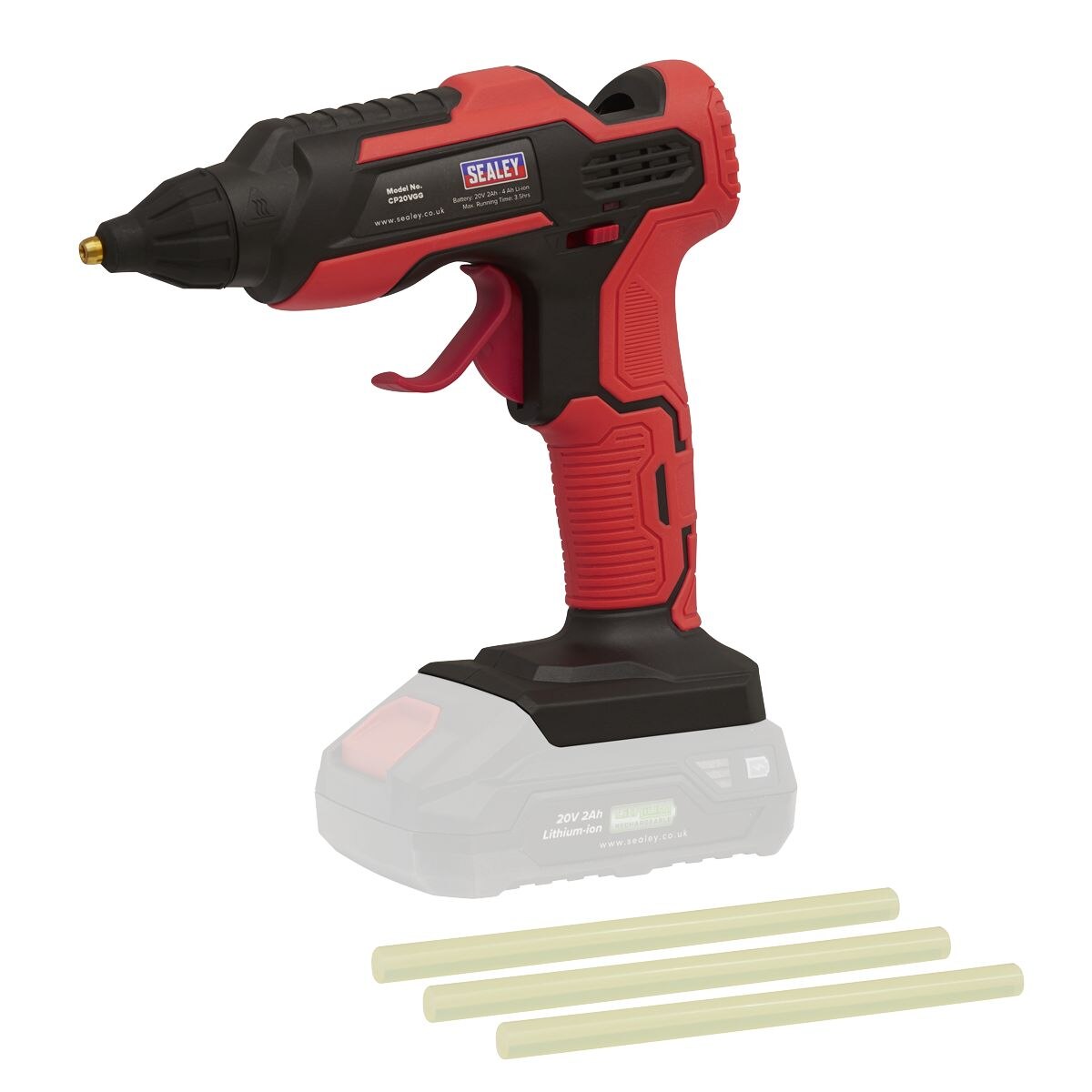 Sealey SV20 Series Cordless Glue Gun 20V - Body Only - Image 6