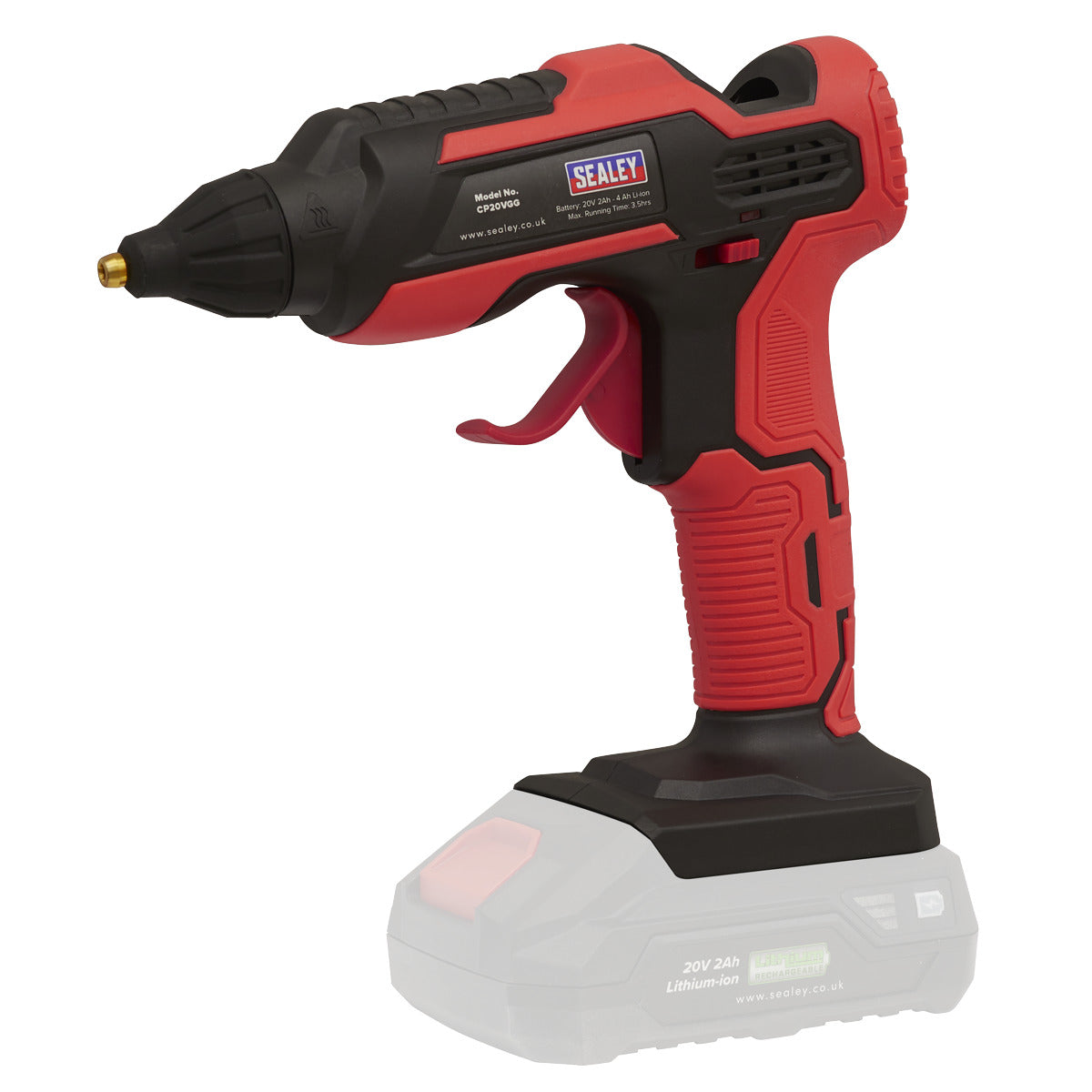 Sealey SV20 Series Cordless Glue Gun Kit 20V 2Ah CP20VGGKIT1
