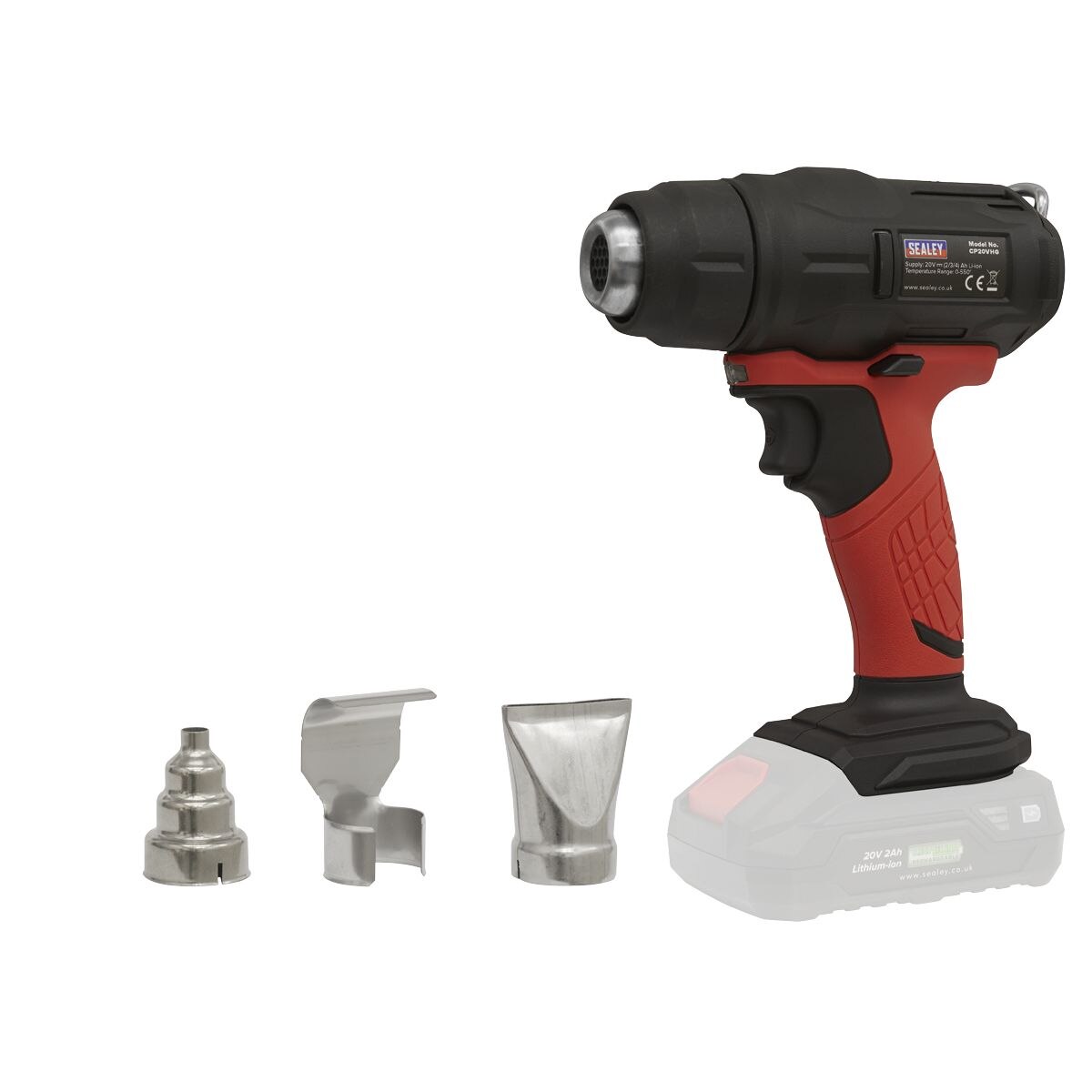 Sealey SV20 Series Cordless Heat Gun 20V - Body Only - Image 9