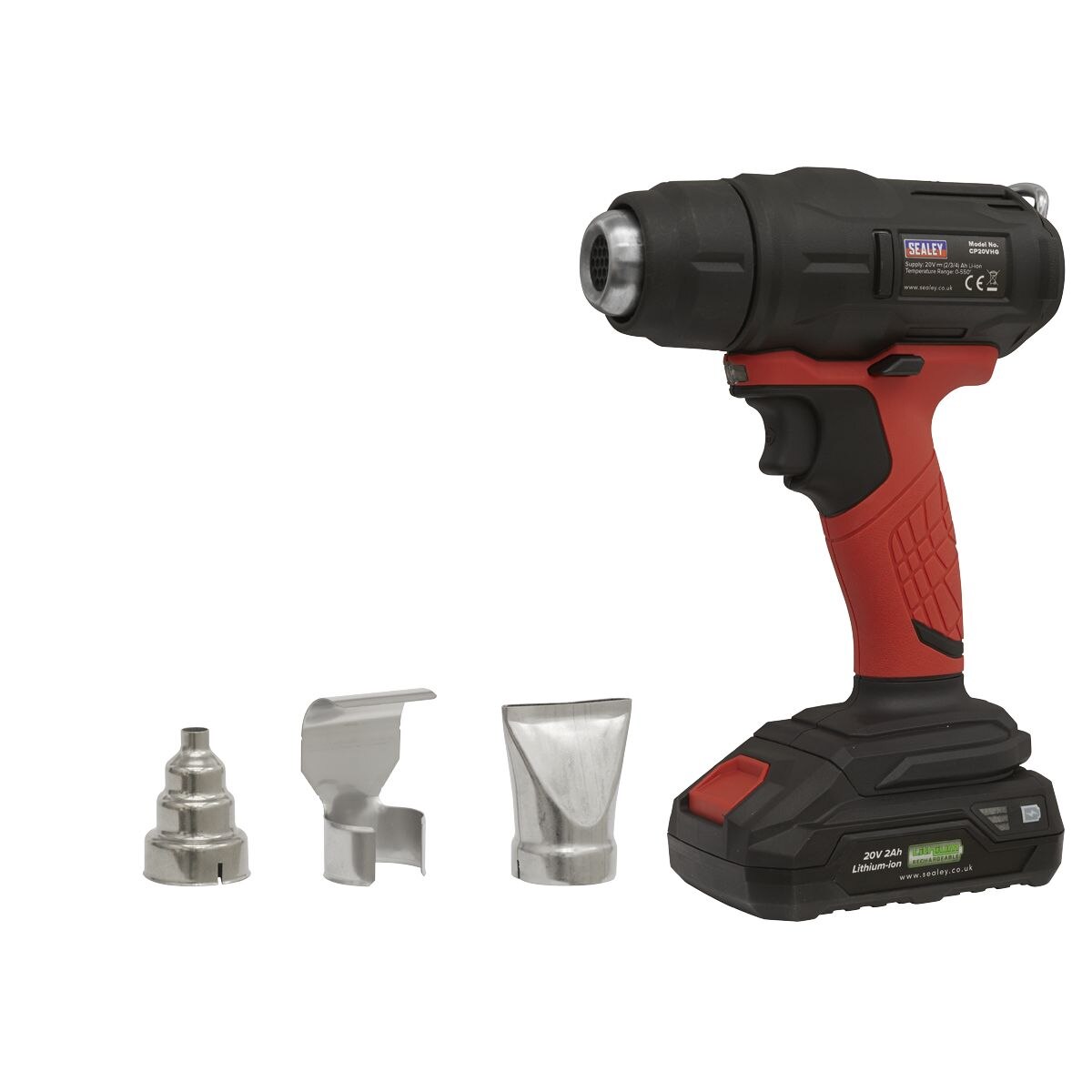 Sealey SV20 Series Cordless Heat Gun 20V - Body Only - Image 10