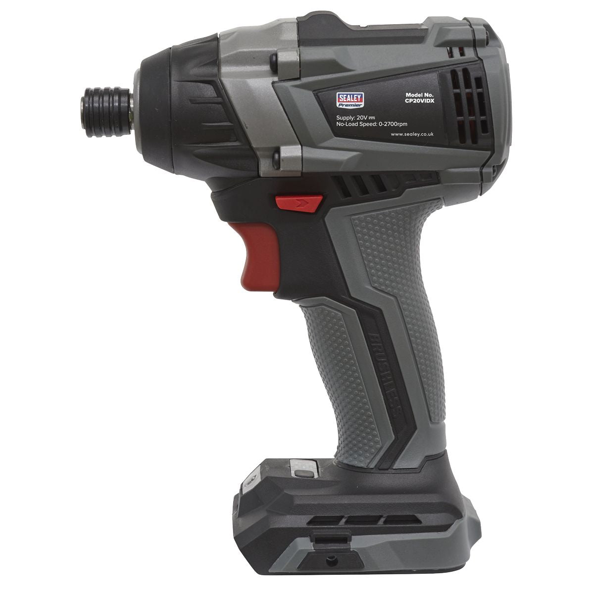 Sealey Premier SV20 Series 1/4"Hex Brushless Cordless Impact Driver 20V - Body Only - Image 5