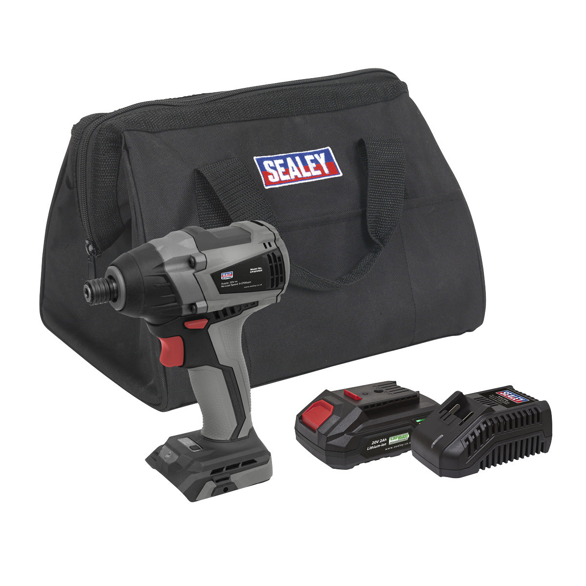 Premier SV20 Series 1/4"Hex Brushless Cordless Impact Driver Kit 20V 2Ah CP20VIDXKIT1