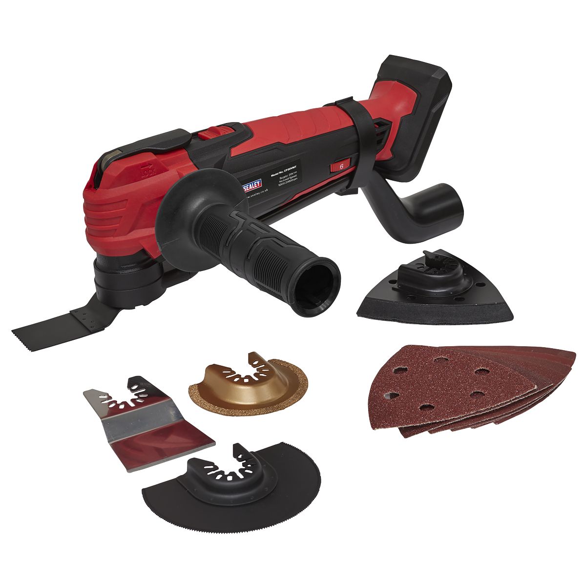 Sealey SV20 Series Cordless Oscillating Multi-Tool 20V - Body Only - Image 7