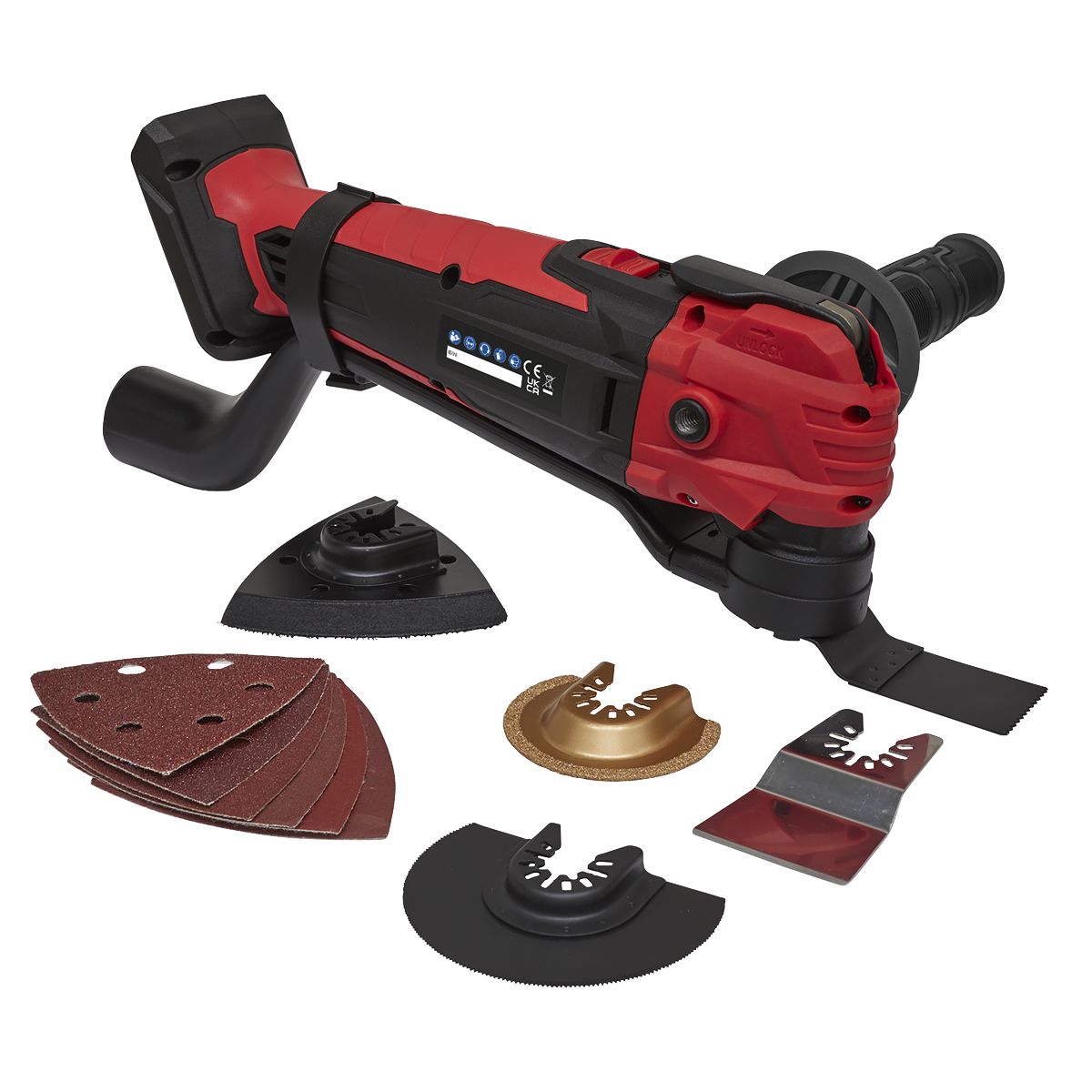Sealey SV20 Series Cordless Oscillating Multi-Tool 20V - Body Only - Image 8