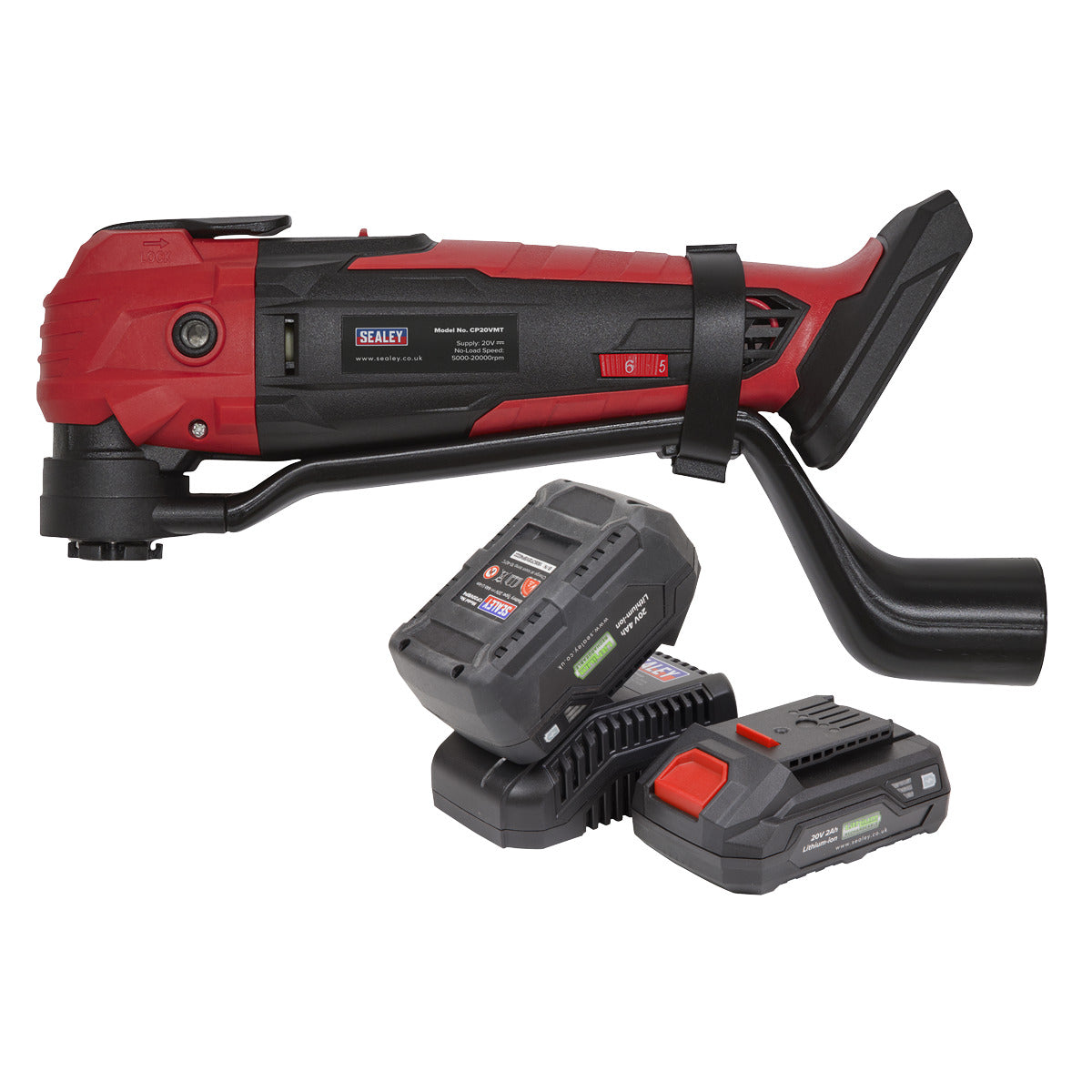 Sealey SV20 Series Cordless Oscillating Multi-Tool Kit 20V - 2 Batteries CP20VMTKIT