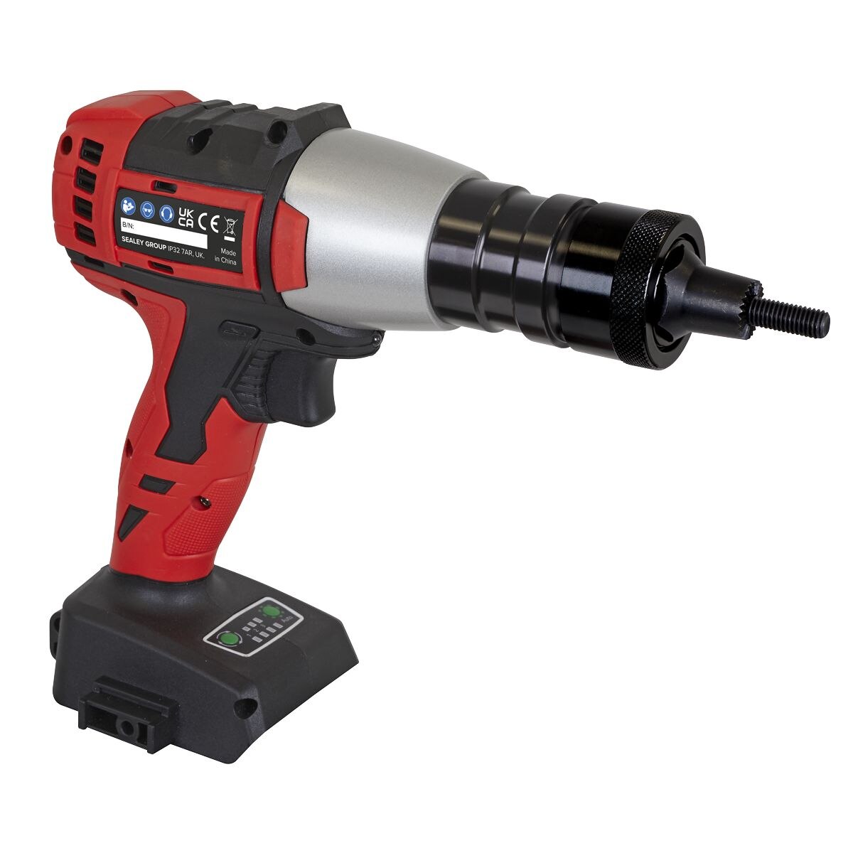 Sealey SV20 Series Brushless Cordless Nut Riveter 20 V - Body Only - Image 4