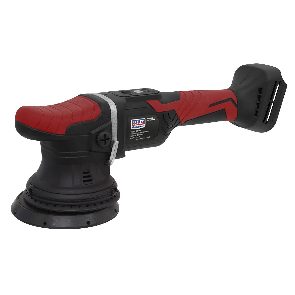 Sealey Premier SV20 Series 125mm Cordless Orbital Polisher 20V - Body Only - Image 5