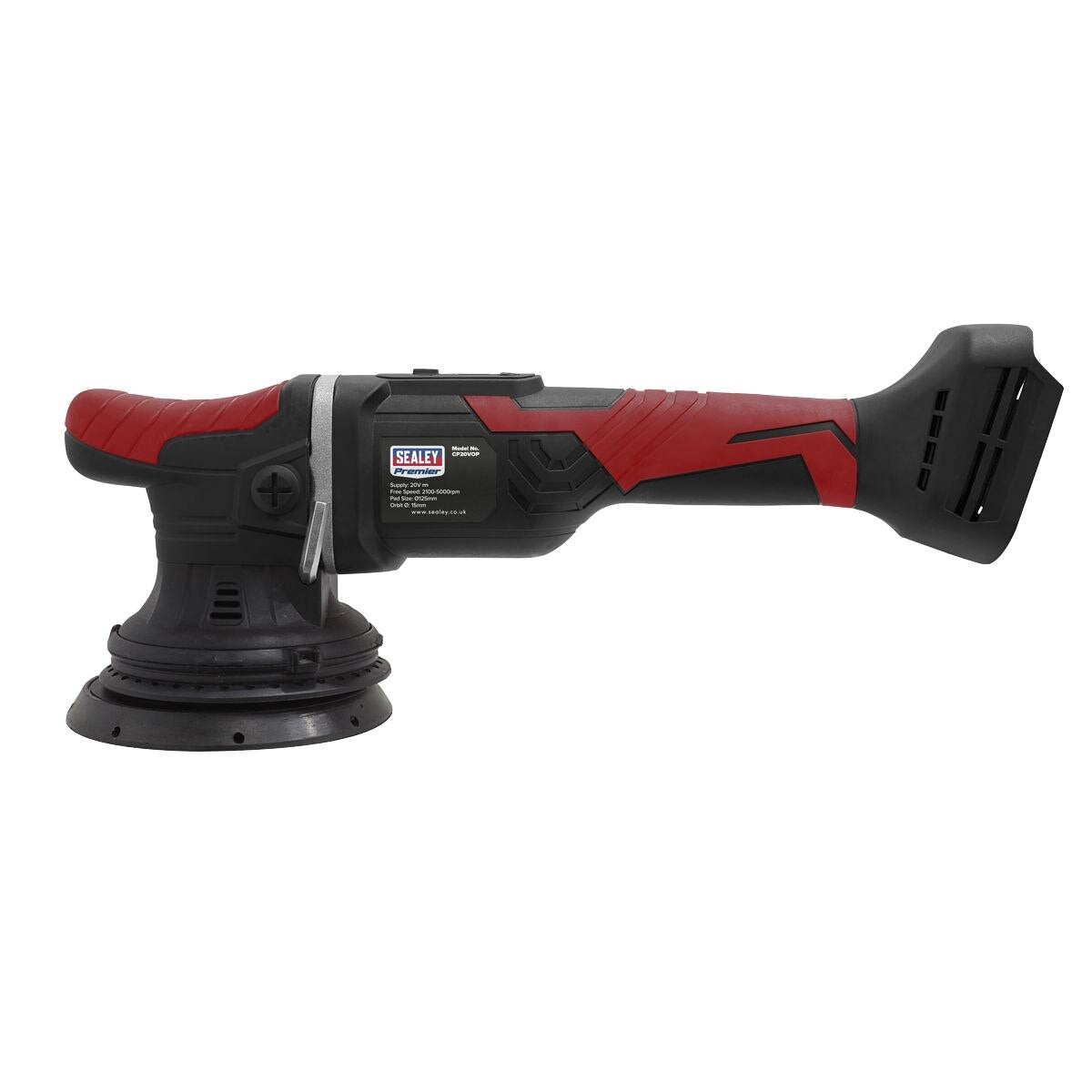 Sealey Premier SV20 Series 125mm Cordless Orbital Polisher 20V - Body Only - Image 6