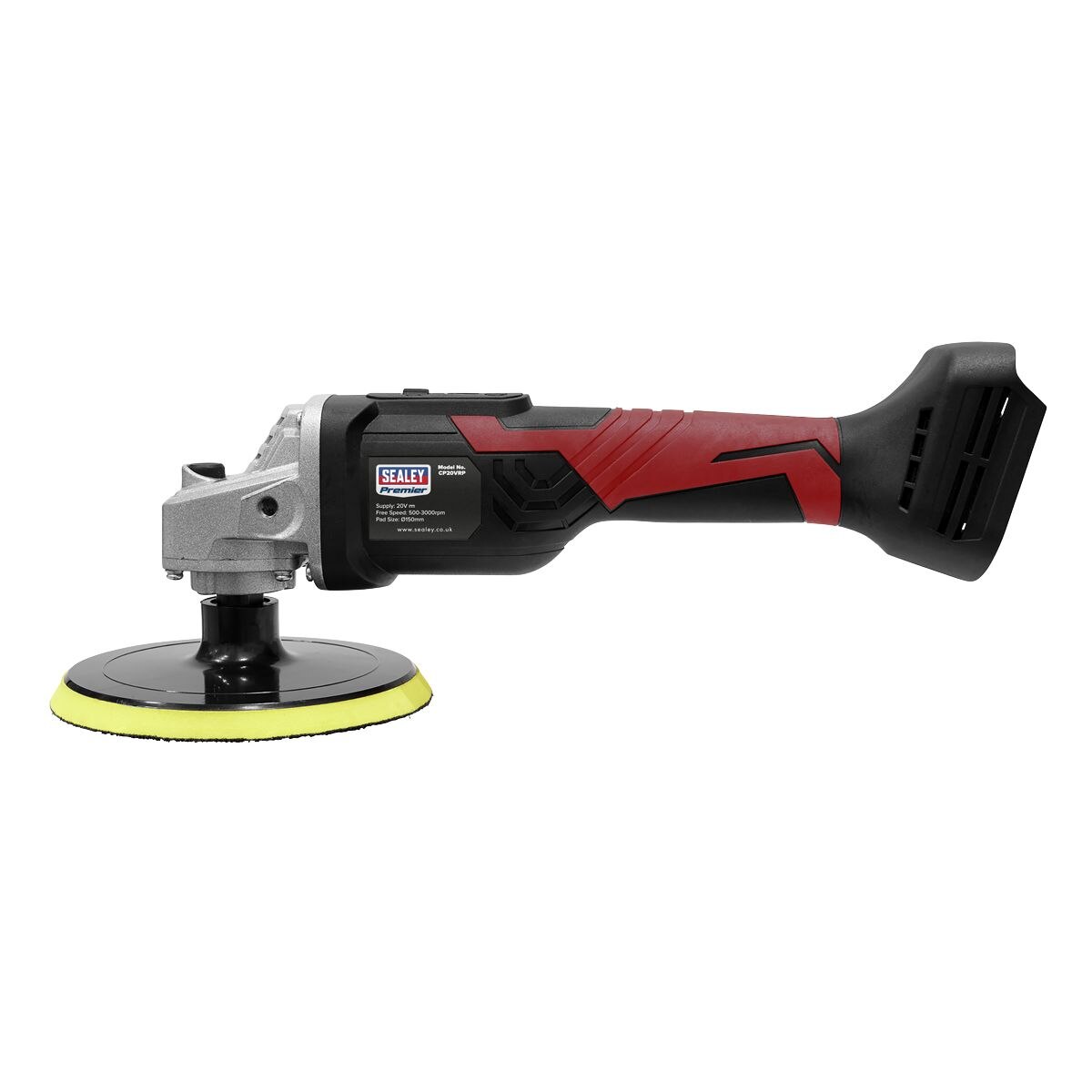 Sealey Premier SV20 Series 150mm Cordless Rotary Polisher 20V - Body Only - Image 6
