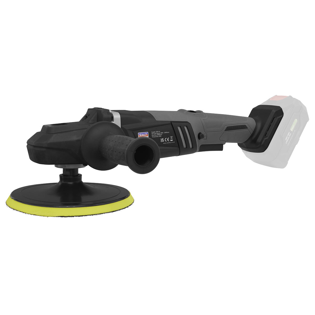 Premier SV20 Series 180mm Brushless Cordless Rotary Polisher Kit 20V 4Ah CP20VRPXKIT1