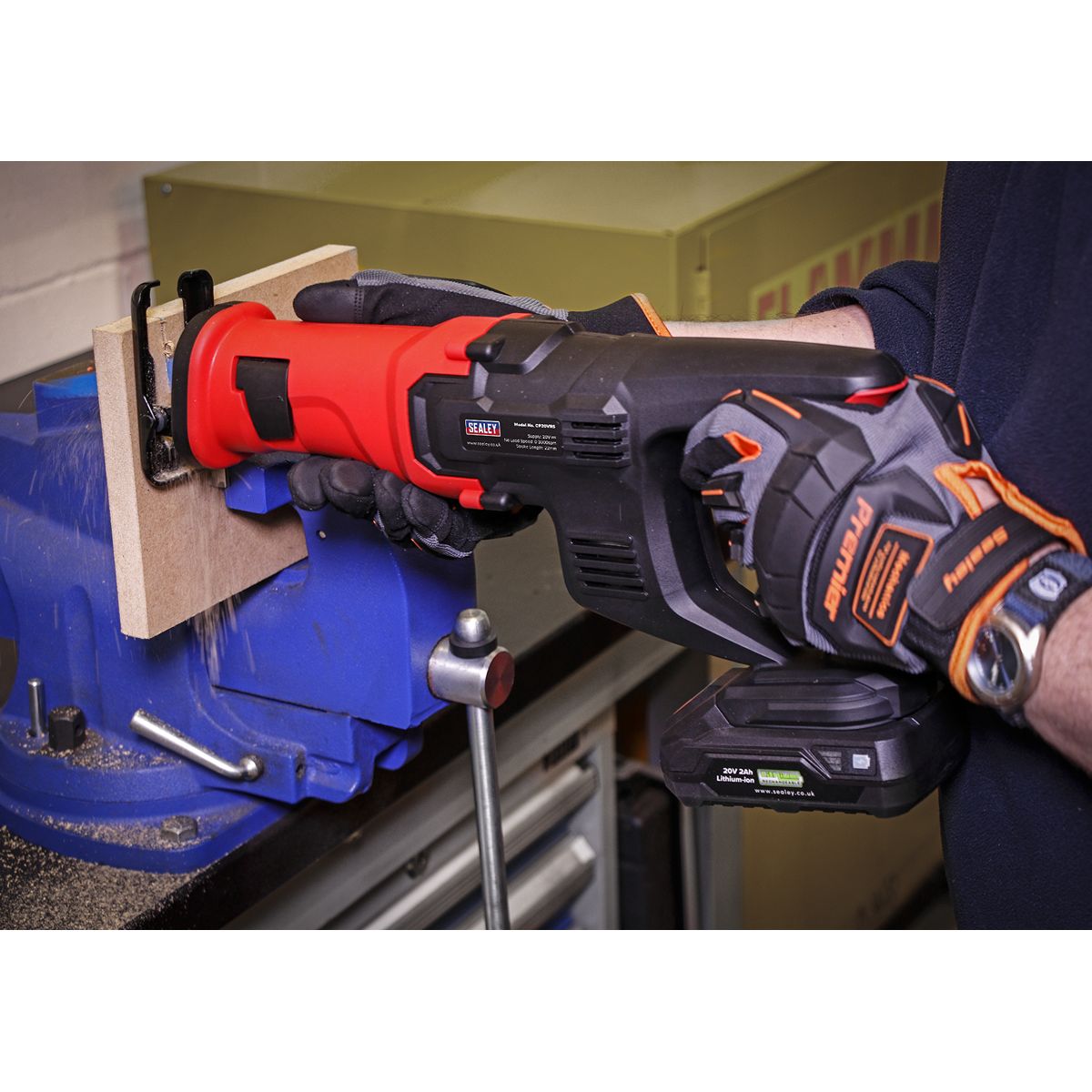 Sealey SV20 Series Cordless Reciprocating Saw 20V - Body Only - Image 4