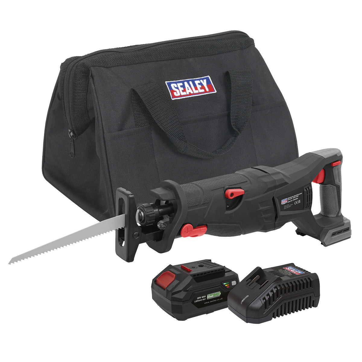 Premier SV20 Series Brushless Cordless Reciprocating Saw 20V 4Ah Kit CP20VRSXKIT1