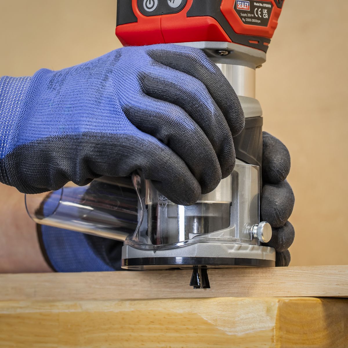 Sealey SV20 Series Cordless Trimming Router 20V - Body Only - Image 3