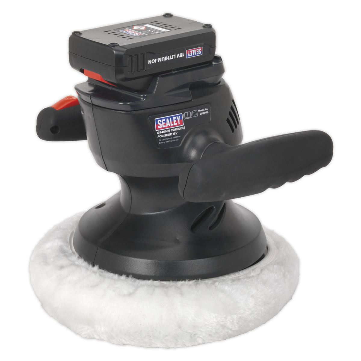 Sealey 240mm Cordless Polisher 18V - Image 4