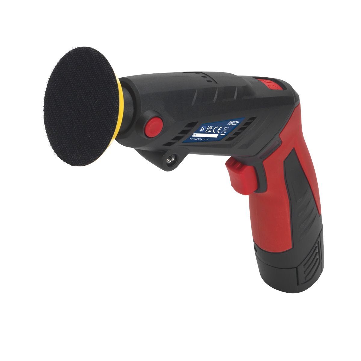 Sealey Cordless Mini Sander/Polisher Kit 75mm 12V - Image 9