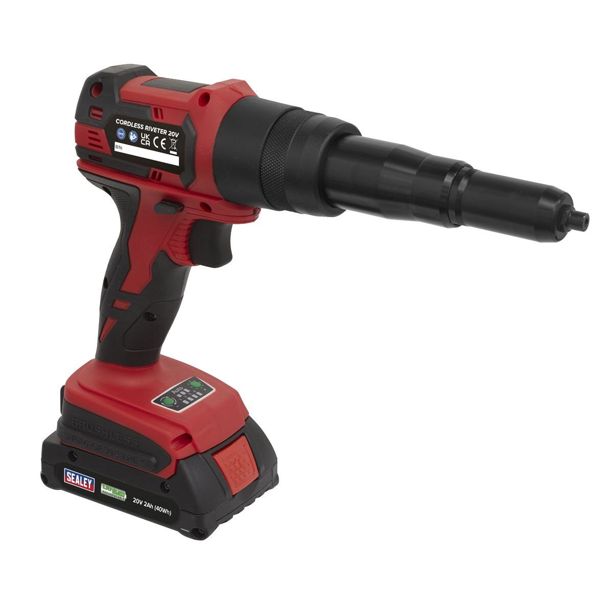 Sealey Cordless Riveter 20V 2Ah - Image 2