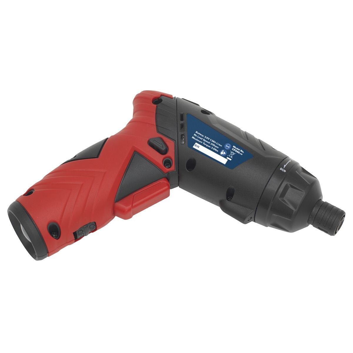 Sealey Cordless Screwdriver Set 3.6V 53pc - Image 4
