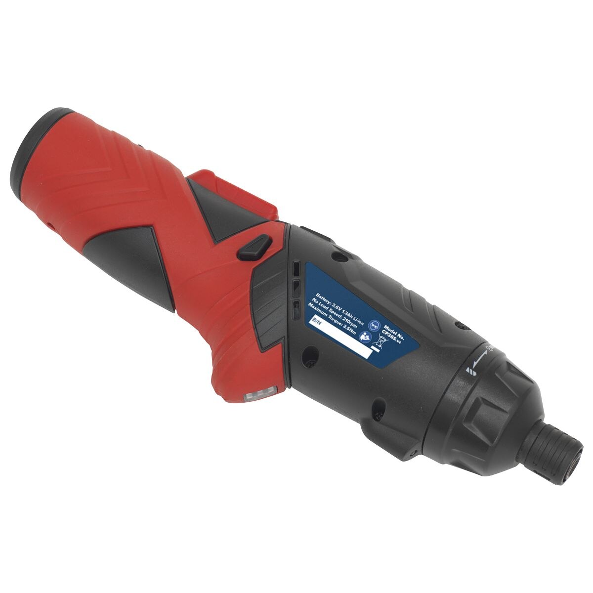 Sealey Cordless Screwdriver Set 3.6V 53pc - Image 6