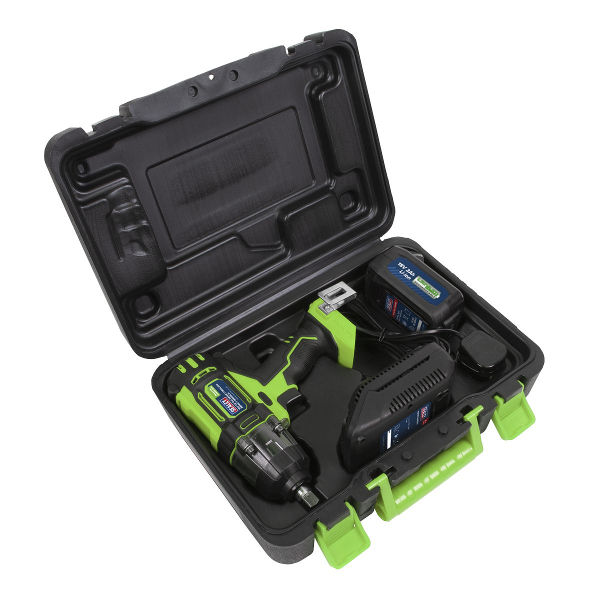 Sealey 1/2"Sq Drive Cordless Impact Wrench 18V 3Ah - Image 5