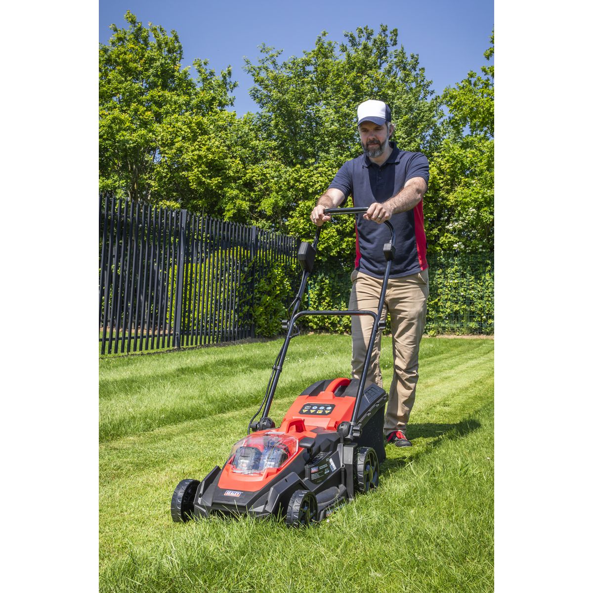 Sealey SV20 Series 40cm Cordless Lawn Mower 40V - Body Only - Image 7