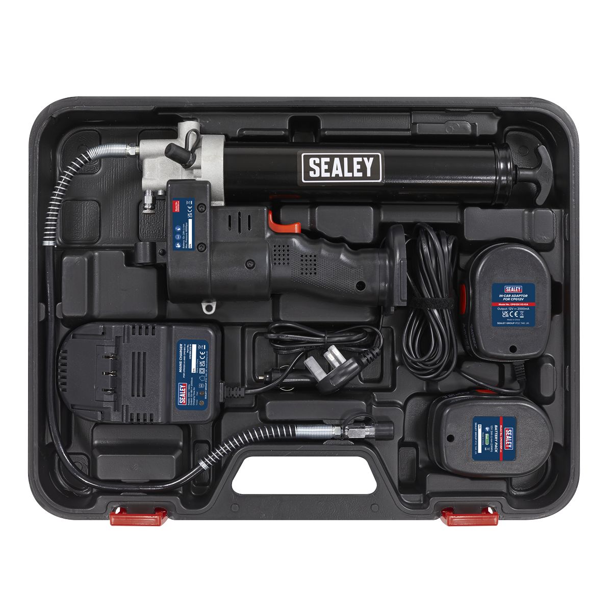 Sealey Cordless Grease Gun 12V - Image 3