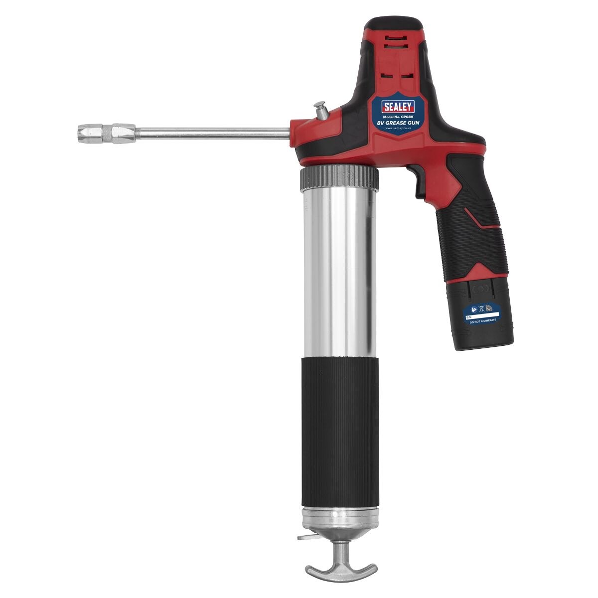 Sealey Cordless Grease Gun 8V - Image 9