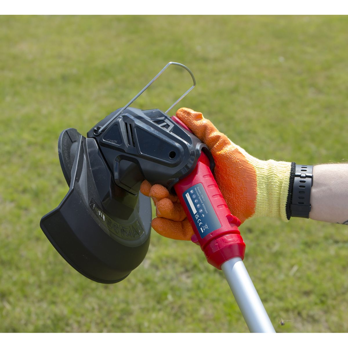 Sealey SV20 Series Cordless Strimmer 20V with 4Ah Battery & Charger - Image 10