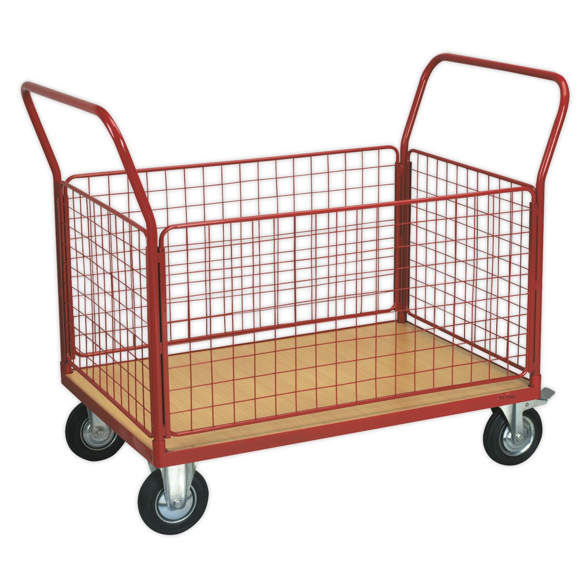Sealey Platform Truck with 4 Removable Sides 1200 x 800mm - 300kg Capacity - Image 1