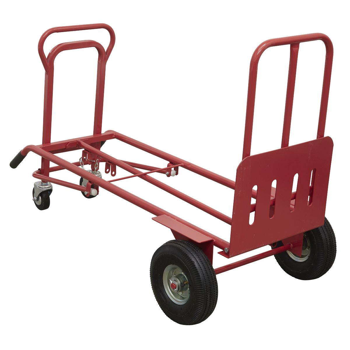 Sealey 3-in-1 Sack Truck with Pneumatic Tyres 250kg Capacity - Image 2