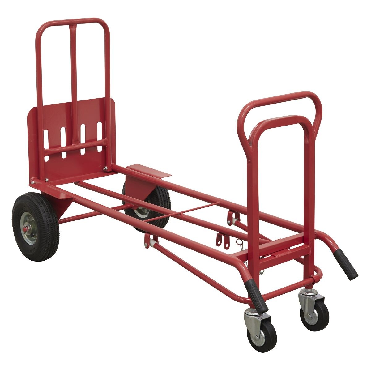 Sealey 3-in-1 Sack Truck with Pneumatic Tyres 250kg Capacity - Image 9