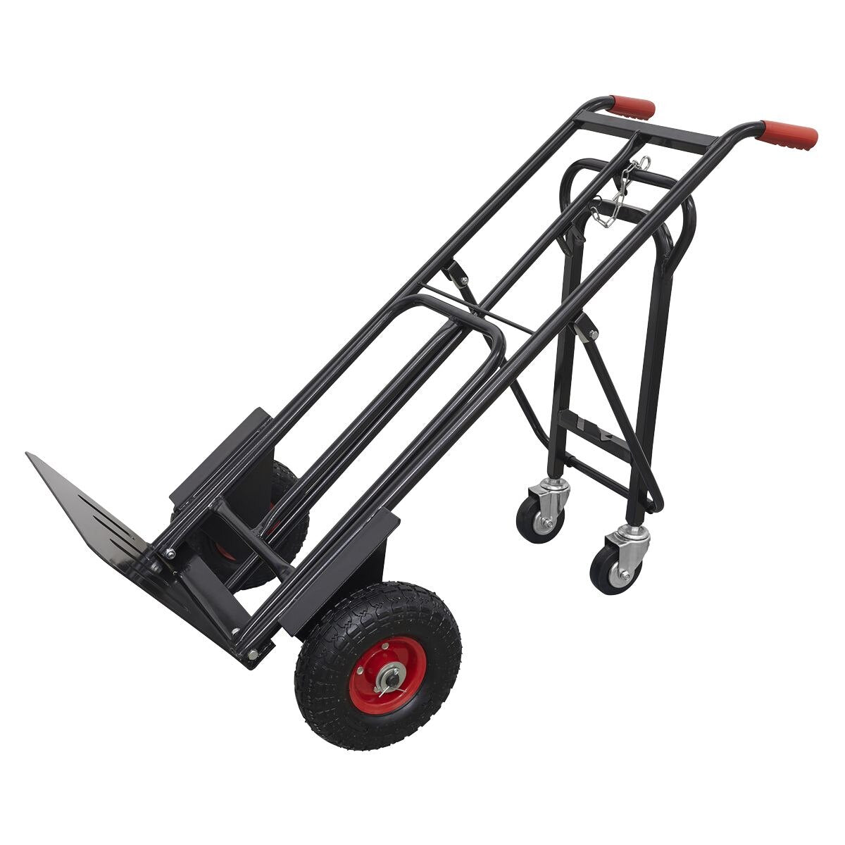 Sealey Premier Heavy-Duty 3-in-1 Sack Truck with PU Tyres 300kg Capacity - Image 6