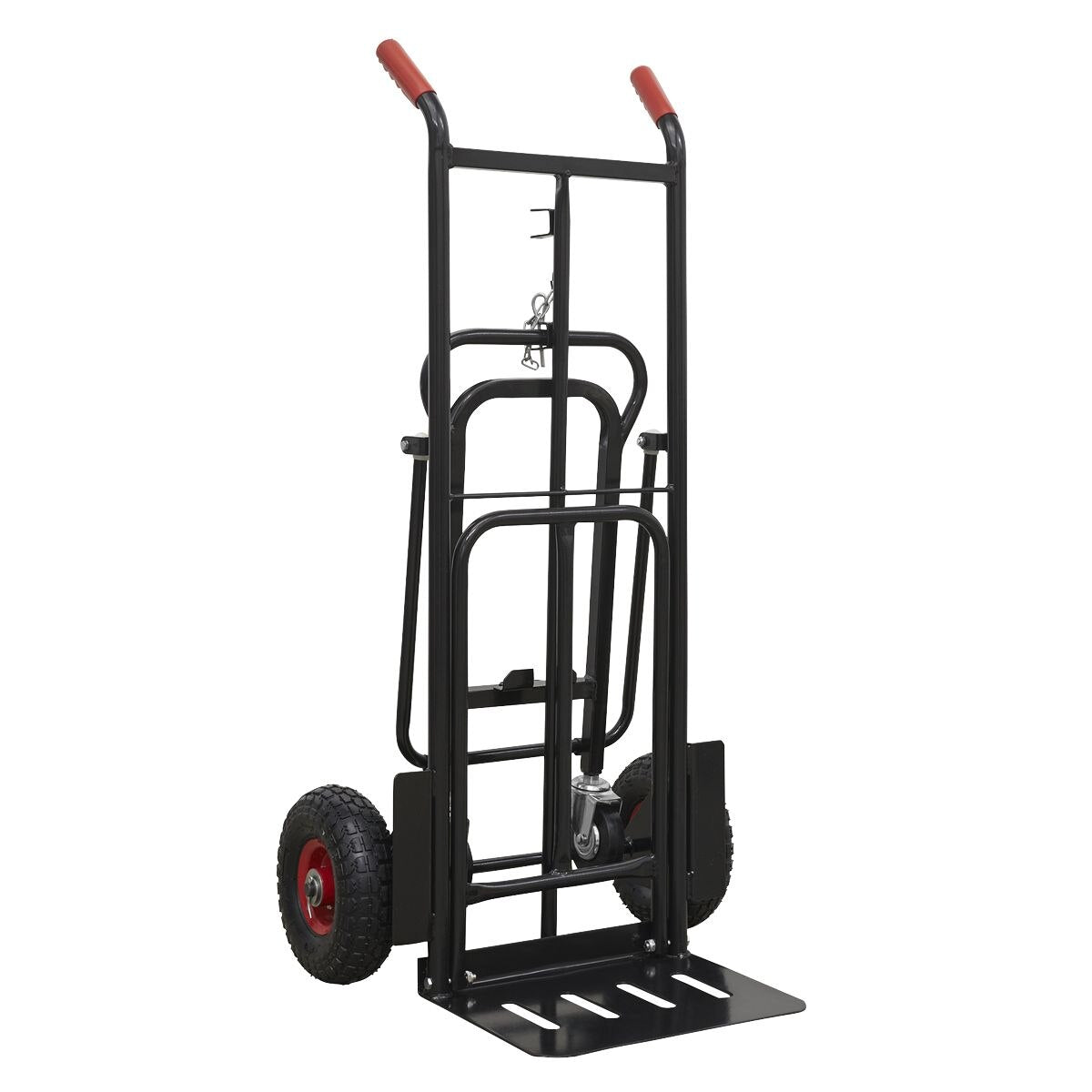Sealey Premier Heavy-Duty 3-in-1 Sack Truck with PU Tyres 300kg Capacity - Image 7
