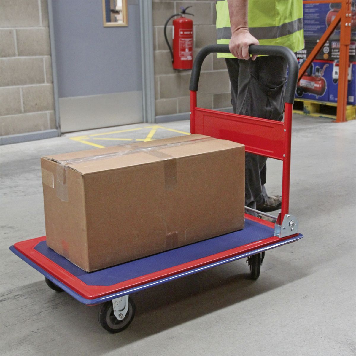 Sealey Folding Platform Truck 300kg Capacity - Image 3