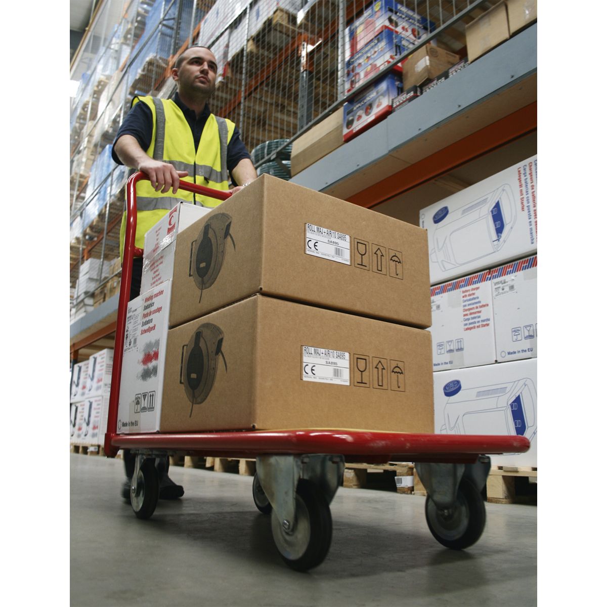 Sealey Heavy-Duty Platform Truck 250kg Capacity - Image 3
