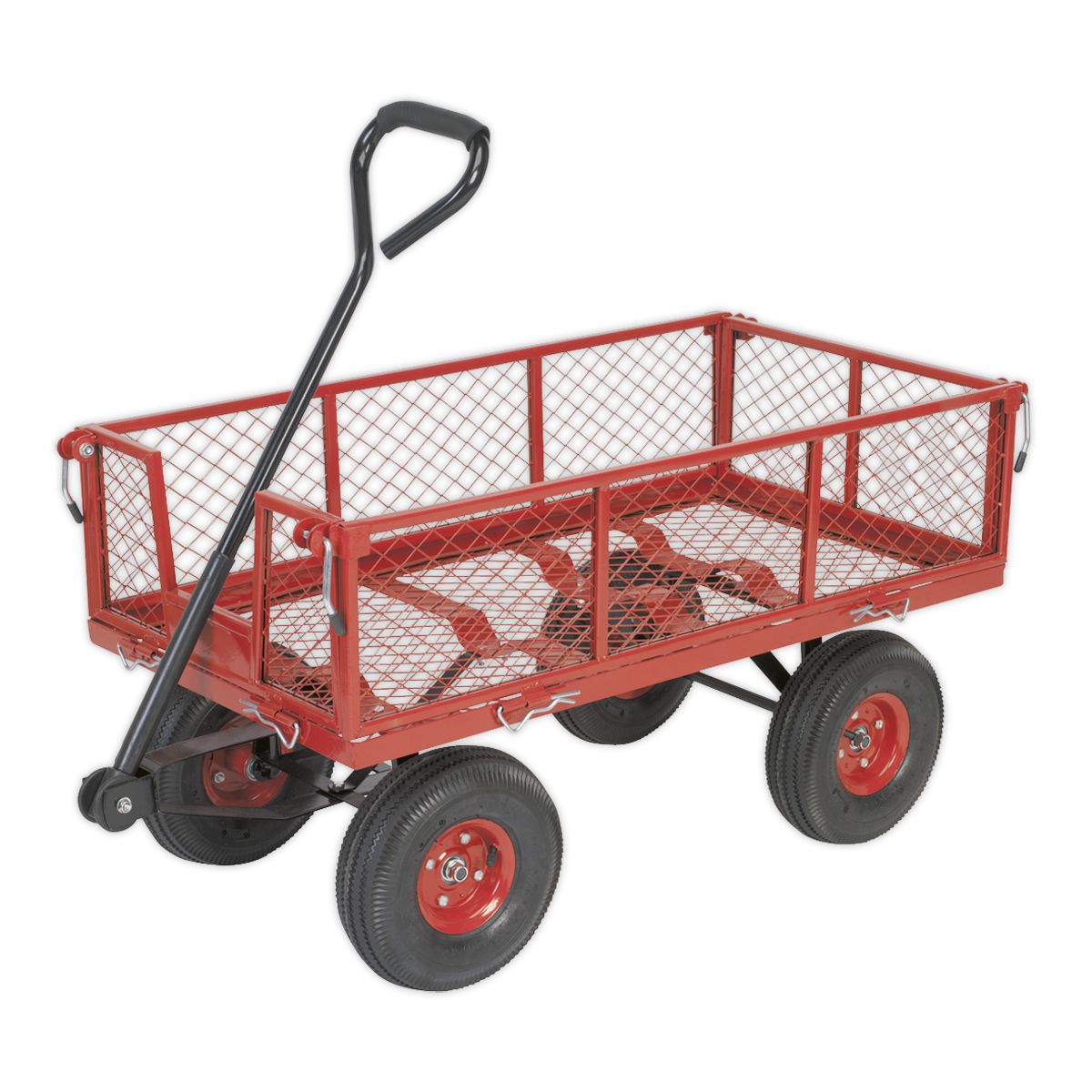 Sealey Platform Truck with Folding/Removable Sides 200kg Capacity - Image 1
