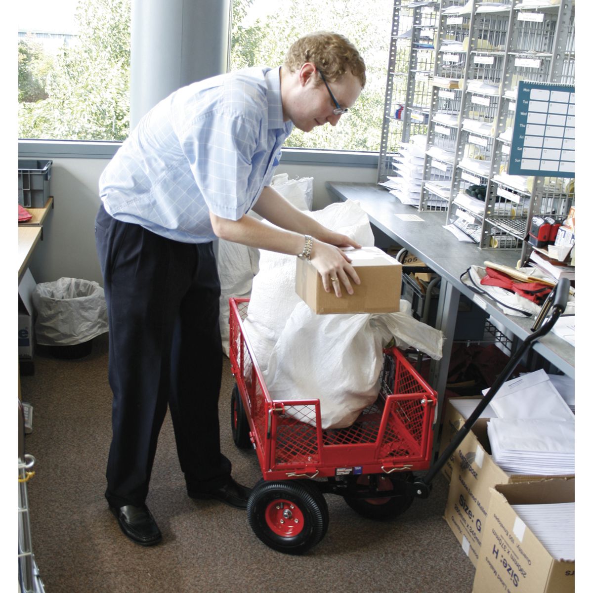 Sealey Platform Truck with Folding/Removable Sides 200kg Capacity - Image 4