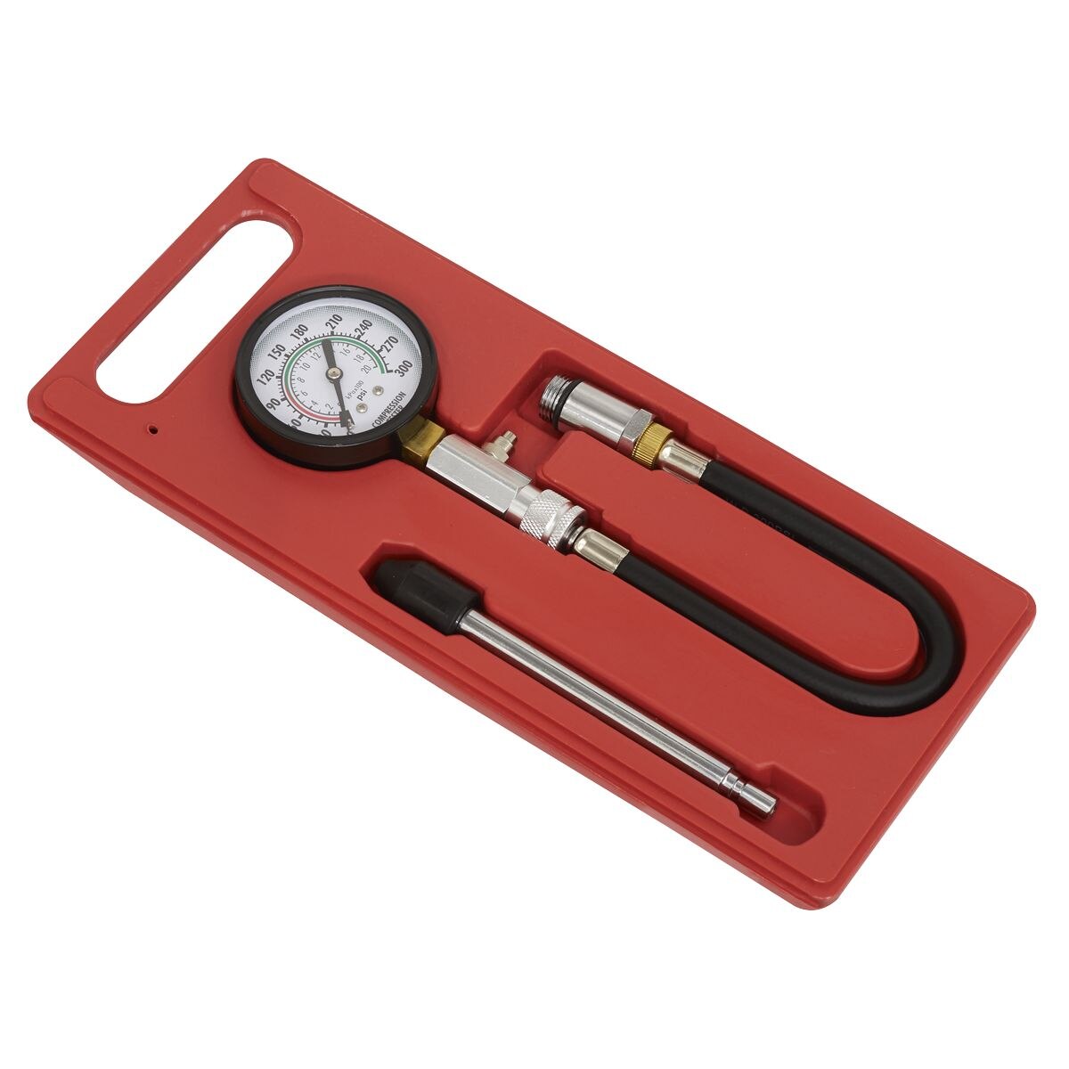 Sealey Petrol Engine Compression Test Kit 3pc - Image 2