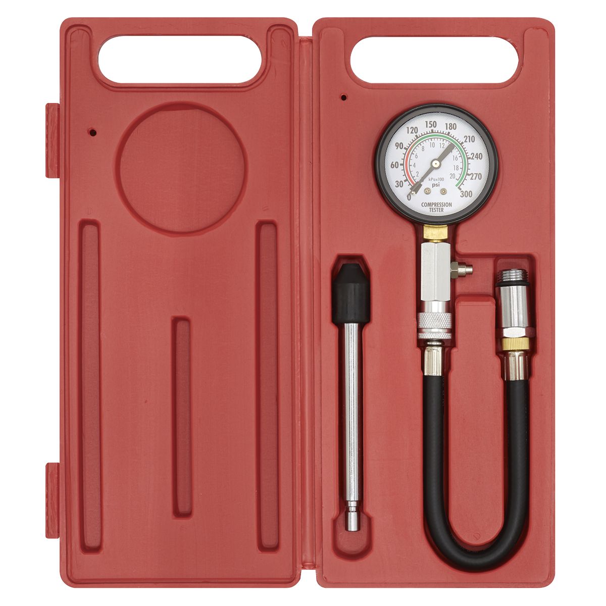 Sealey Petrol Engine Compression Test Kit 3pc - Image 4