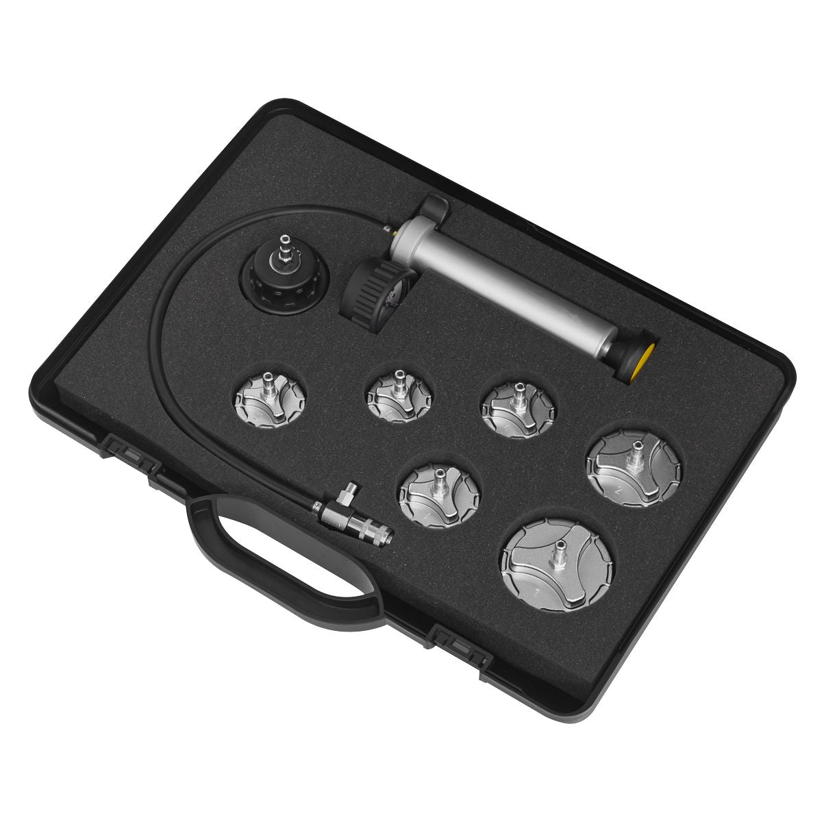 Sealey Commercial Cooling System Pressure Test Kit 7pc - Image 3