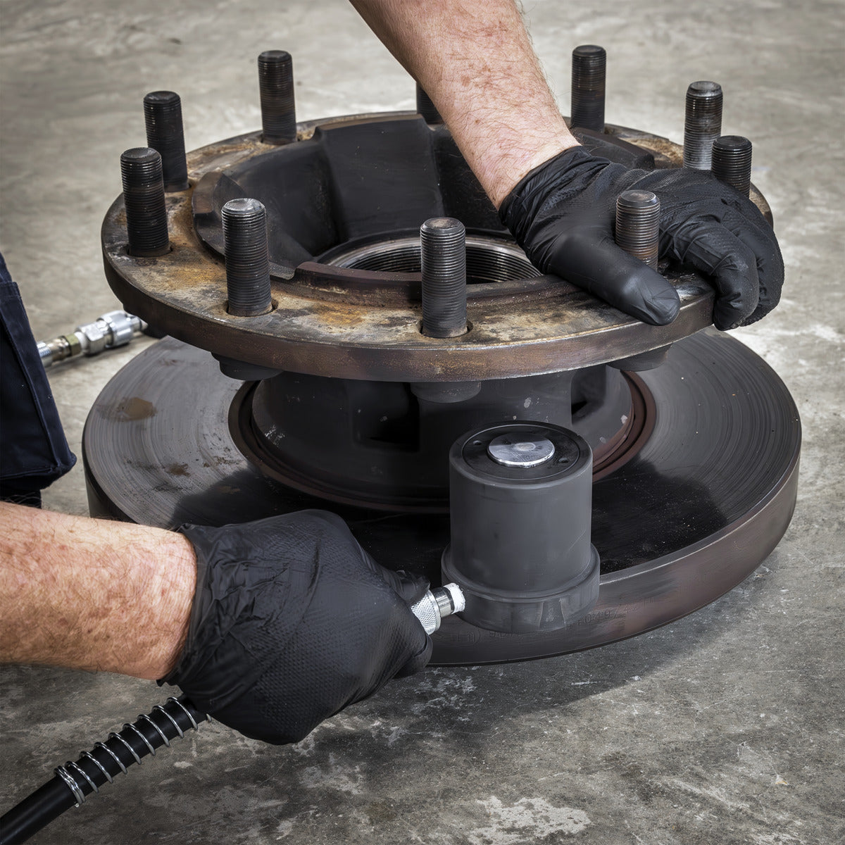 Sealey Hydraulic Floating Brake Disc Press 14 Tonne CV050