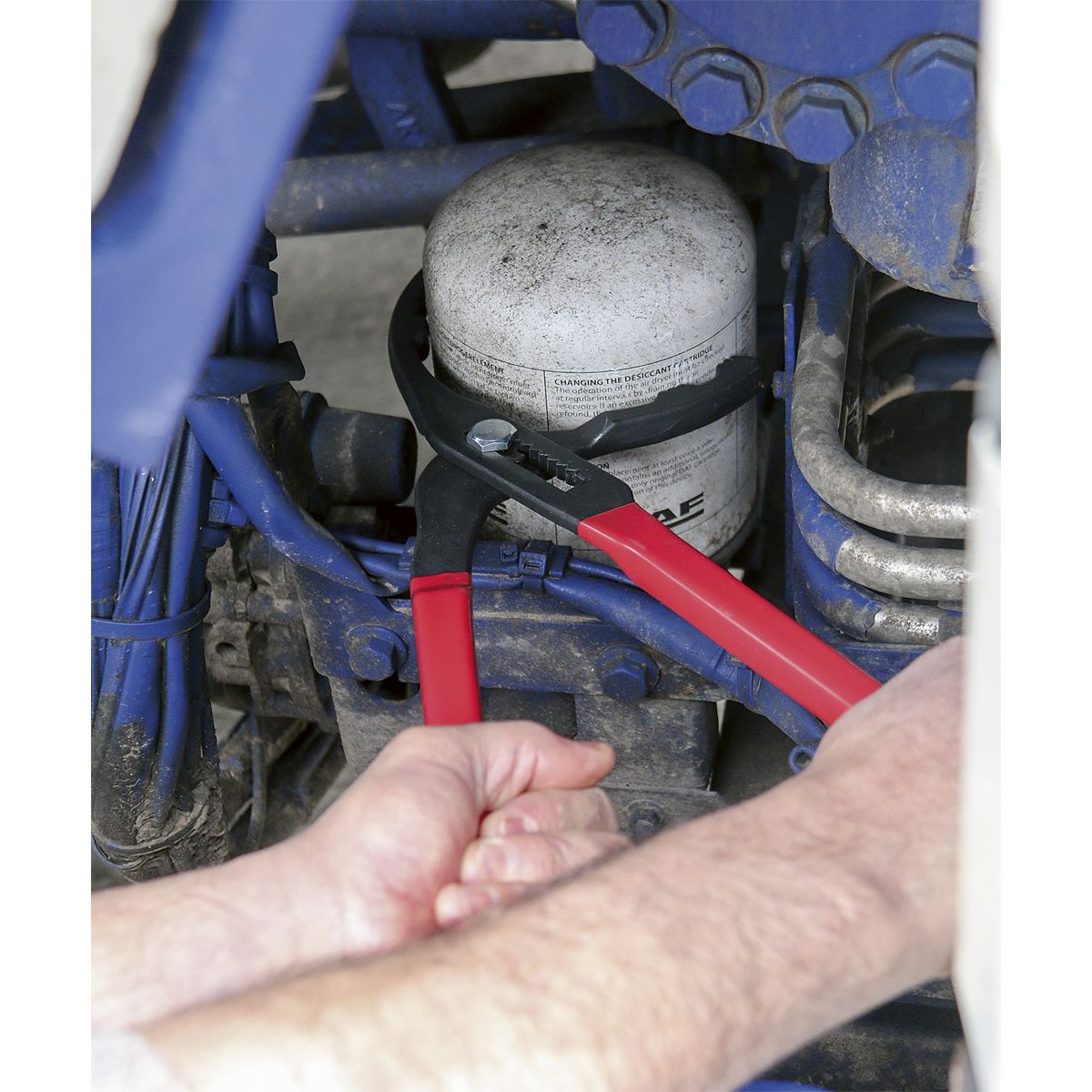 Sealey Oil Filter Pliers for Commercial Vehicles 95-178mm - Image 3